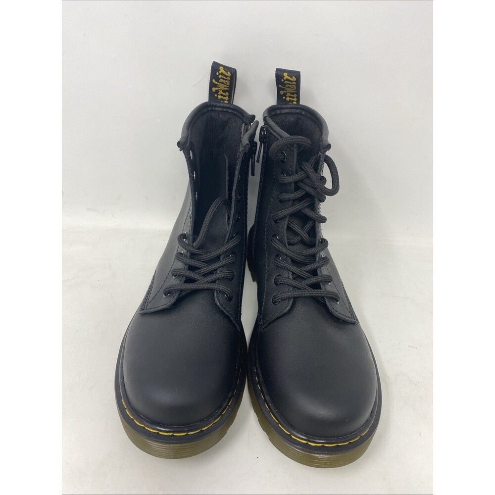 Doc Martens Air Wair Boots Kids Sz US 3 Delaney Ankle Zipper Black 1460J